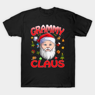 Grammy Santa Claus Christmas Matching Costume T-Shirt